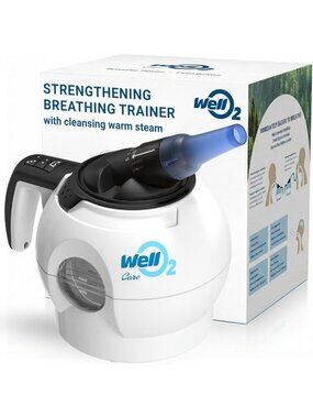 Breathing Trainer Set | Adjustable Resistance & Warm Steam | App-Guided Sessions